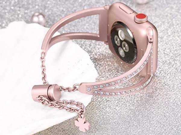 Bling Bands Correa de brazalete de joyería de metal