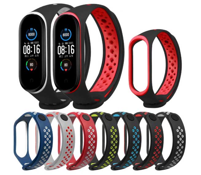 Bakeey-Correas de dos tonos para mi Band 5