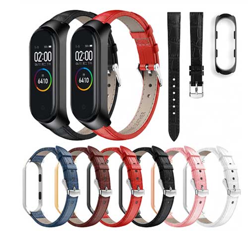  Correa de piel para Xiaomi Mi Band 4