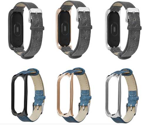 correa de cuero para mi band 4