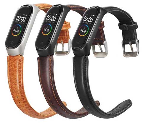 Correa de cuero Xiaomi Mi Band 4