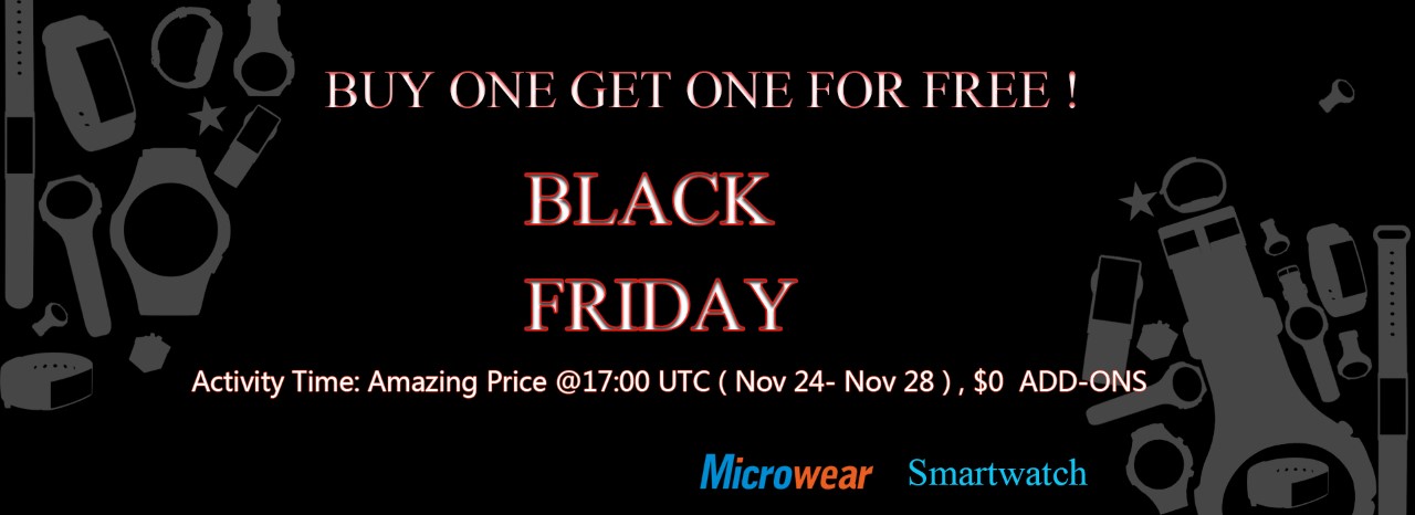 Ofertas de Black Friday y Sorteo y obsequios gratuitos de MicroWear X3