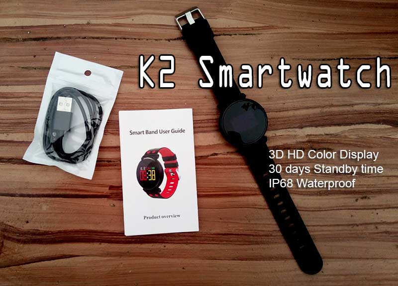 Smartwatch K2: reloj inteligente deportivo, moderno y asequible