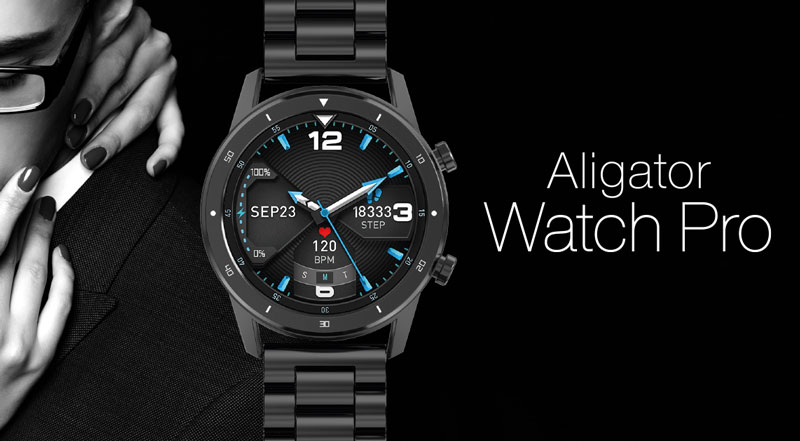 Aligator Watch Pro - Reloj inteligente elegante y con clase