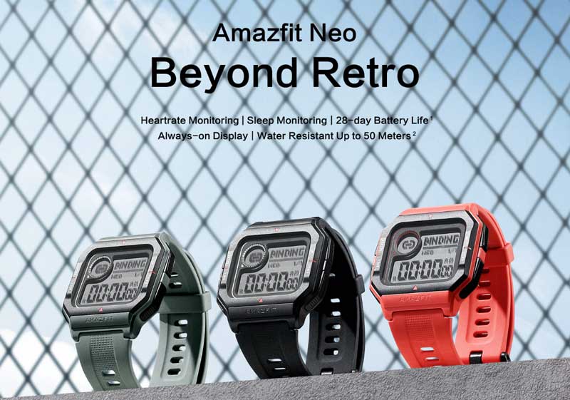 Reloj inteligente Amazfit Neo - Revisión de características