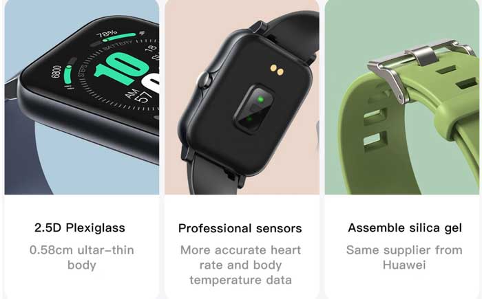 Diseño de reloj inteligente S80