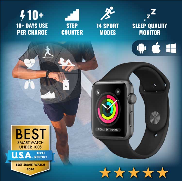 revisión de smartwatch cardieo