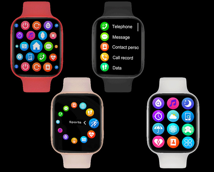 Smartwatch DW98 - Reloj inteligente con pantalla grande