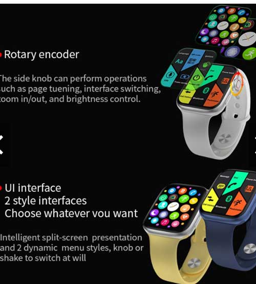 Reloj inteligente FK100: equipado con carga inalámbrica