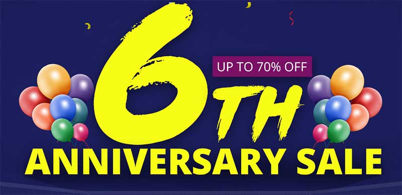 Oferta del sexto aniversario de Geekbuying.com: excelentes productos en ofertas