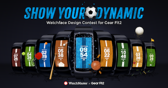 Únase al Concurso de Diseño de Esferas de Reloj para Gear Fit 2 de WatchMaster