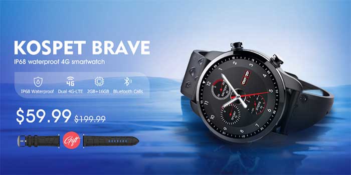 KOSPET BRAVE Smartwatch Spring Venta en Banggood.com