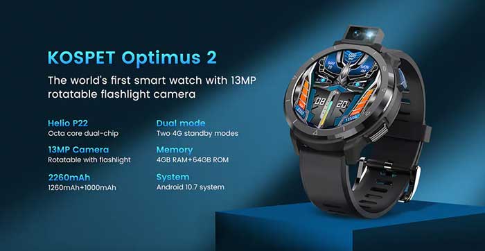 Kospet Optimus 2 Smartwatch - Revisión de características