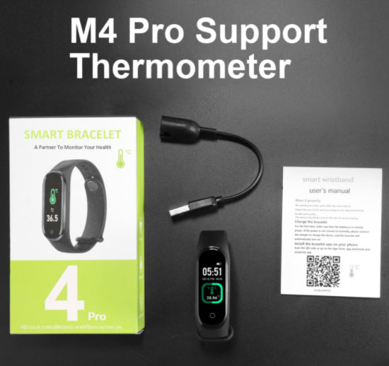 M4 Pro Smartband: actualizado con función de termómetro