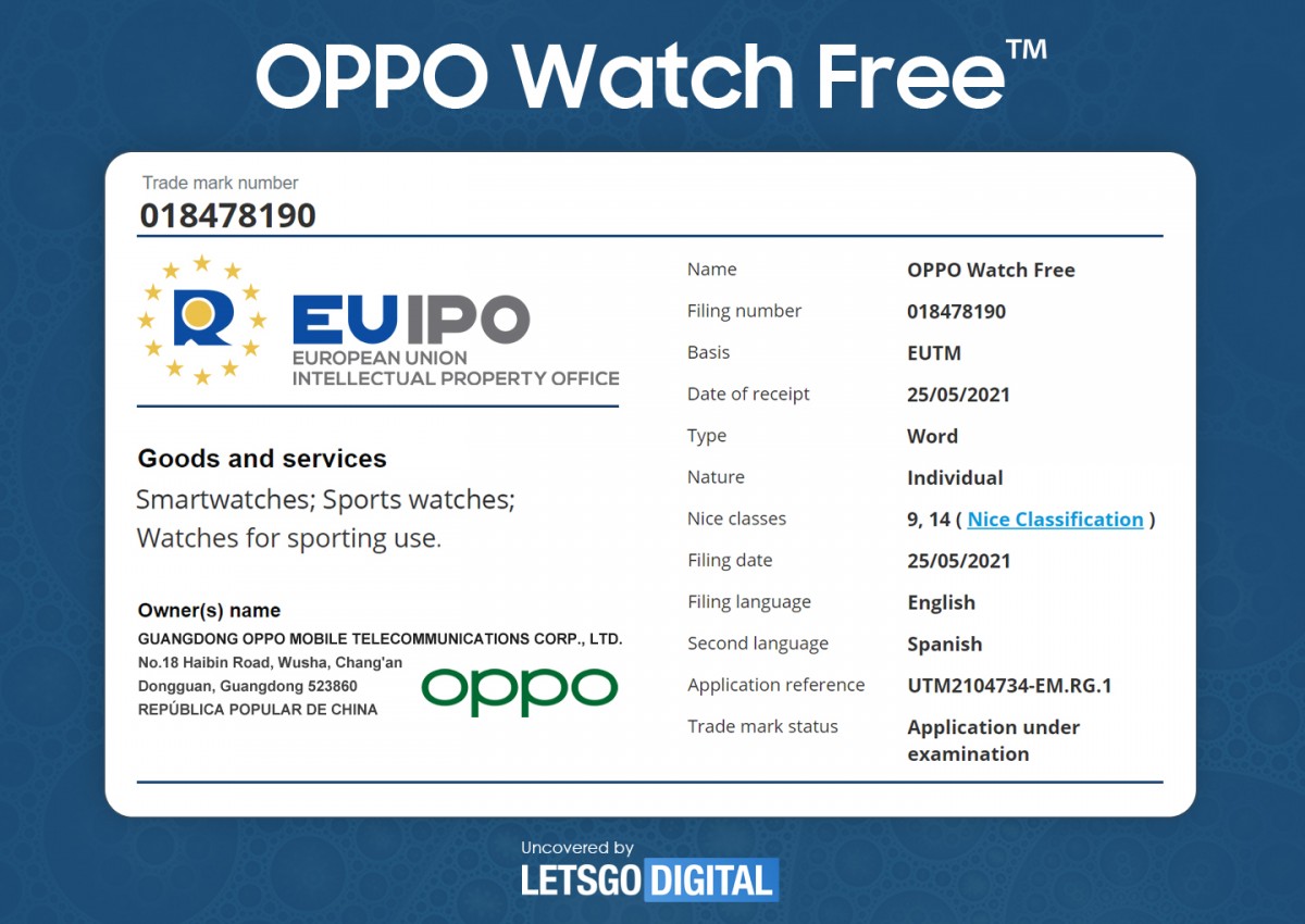 Oppo Watch GRATIS: podría ser un reloj deportivo con Wear OS