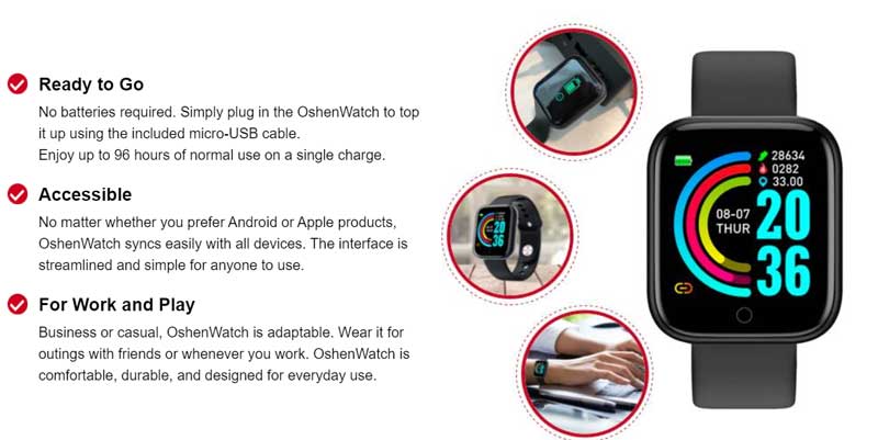 Oshenwatch-reloj inteligente