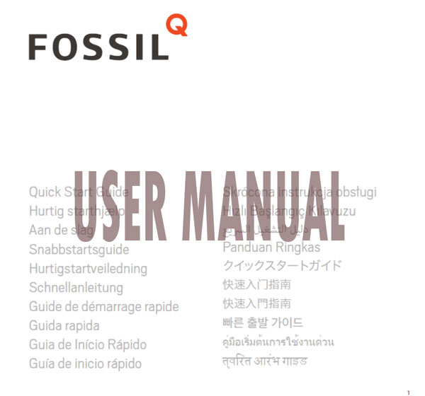 [PDF] Descarga del manual del usuario de Fossil Hybrid Smartwatch