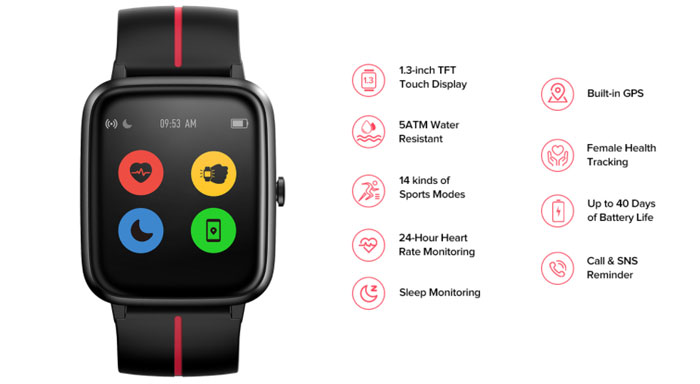 Ulefone Watch - Revisión de características