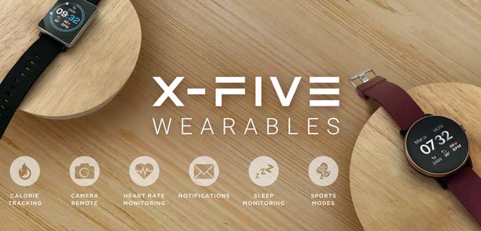 Reloj inteligente X-Five: minimalista, wearables deportivos
