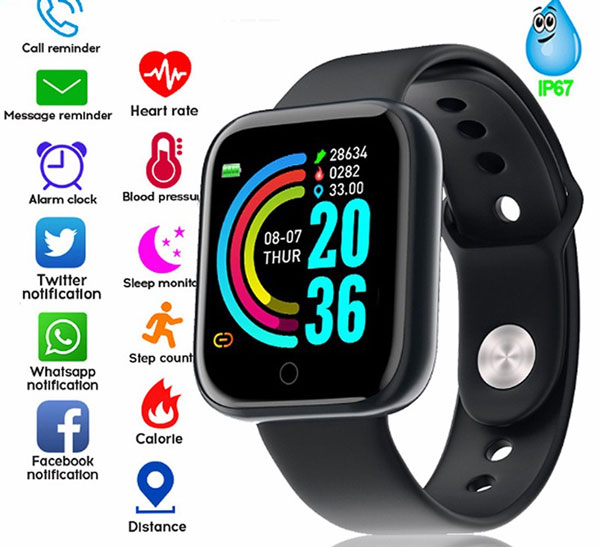 Y68-reloj inteligente