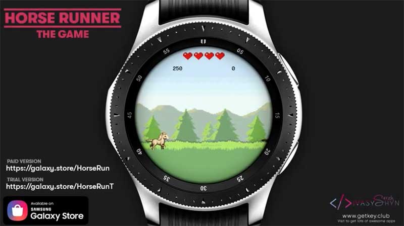 Aplicación del juego Horse Runner
