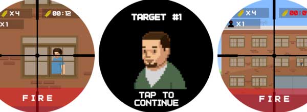 Aplicación de juego Snipe n Watch