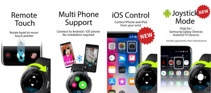 Aplicación Clickr Camera para SAmsung Gear y Galaxy Watch Active