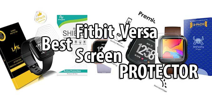 El mejor protector de pantalla Fitbit Versa: vidrio templado y película