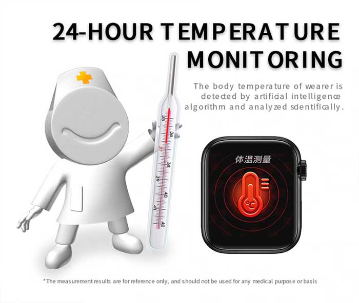 Smartwatch con termómetro