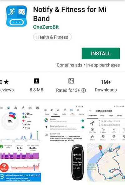 Descargar aplicaciones para Xiaomi Mi Band 4