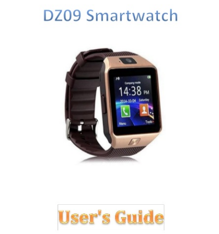 dz09-smartwatch-manual del usuario