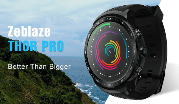Echa un vistazo al nuevo Zeblaze Thor Pro - Android Sporty Smartwatch