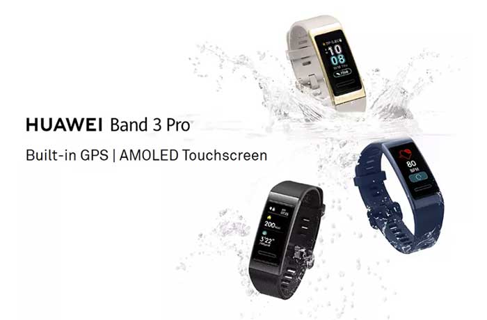 Huawei Band 3 Pro SmartBand - Pantalla AMOLED + GPS incorporado