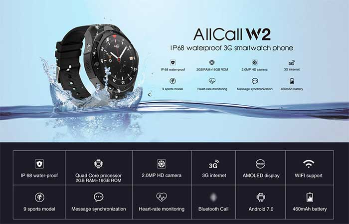 AllCall W23G Smartwatch - Código de cupón