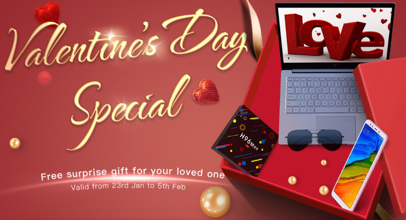 ¡Obtenga buenas ofertas con el especial del día de San Valentín de Geekbuying.com!