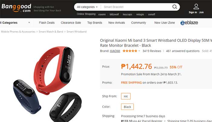 CÓDIGO DE CUPÓN DE Xiaomi Mi BAND 2