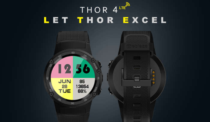 ¡Zeblaze THOR 4 ya está aquí! - Un reloj inteligente 4G LTE